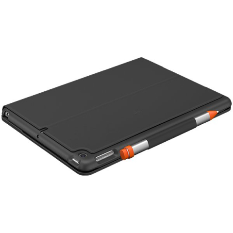 Husă cu tastatură Logitech Slim Folio pentru iPad 10.2", QWERTY UK English, Bluetooth, Graphite [4]