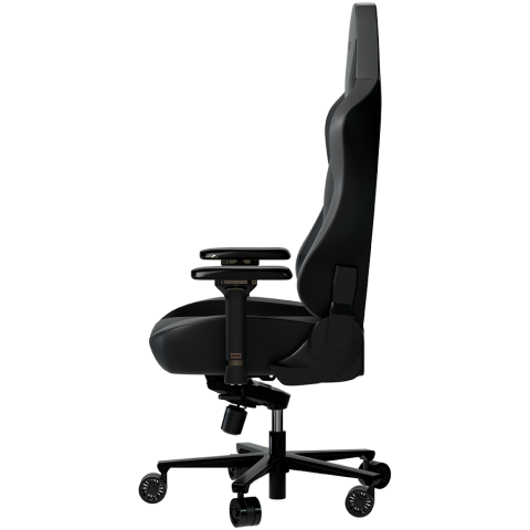 LORGAR Base 311, Gaming chair, PU eco-leather, 1.8 mm metal frame, multiblock mechanism, 4D armrests, 5 Star aluminium base, Class-4 gas lift, 75mm PU casters, Black + grey [4]