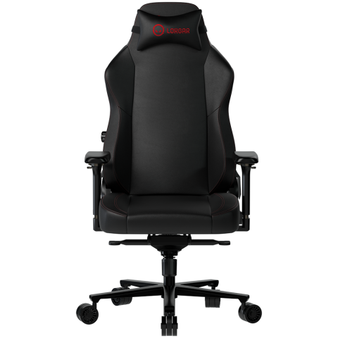 Jocuri si multimedia - LORGAR Embrace 533, Gaming chair, PU eco-leather, 1.8 mm metal frame, multiblock mechanism, 4D armrests, 5 Star aluminium base, Class-4 gas lift, 75mm PU casters, Black