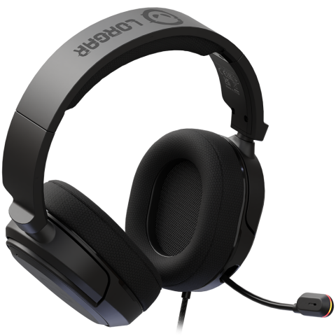 LORGAR Kaya 360, USB Gaming headset with microphone, CM108B, Plug&Play, USB-A connection cable 2m, fabric ear pads, size: 192*184.7*88mm, 0.314kg, black [2]