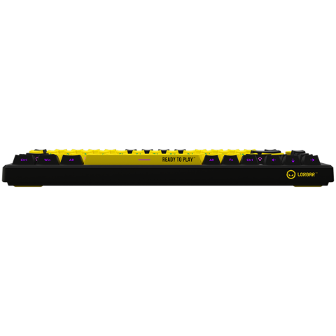 LORGAR KBP7075W, Wireless 75% Mechanical Gaming Keyboard Pro, Black/yellow, EN layout [4]