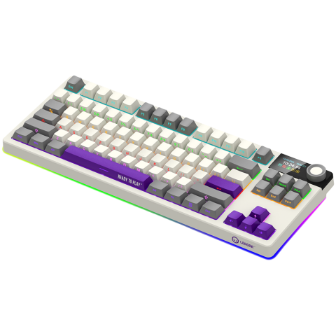 LORGAR KBP70TKLW, Wireless TKL Mechanical Gaming Keyboard Pro, Beige, EN layout [1]