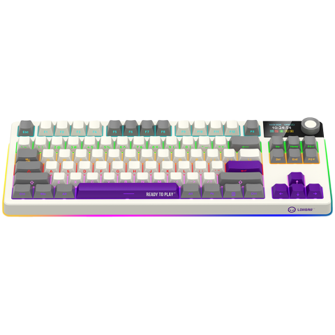 LORGAR KBP70TKLW, Wireless TKL Mechanical Gaming Keyboard Pro, Beige, EN layout [2]