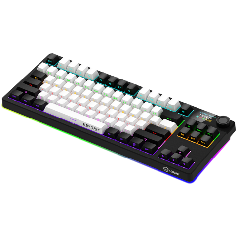 LORGAR KBP70TKLW, Wireless TKL Mechanical Gaming Keyboard Pro, Black/red, EN layout [6]