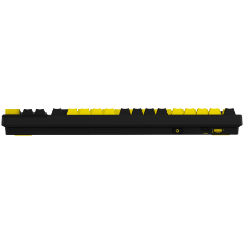 LORGAR KBP70TKLW, Wireless TKL Mechanical Gaming Keyboard Pro, Black/yellow, EN layout [5]