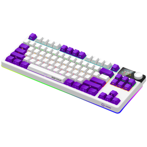 LORGAR KBP70TKLW, Wireless TKL Mechanical Gaming Keyboard Pro, White, EN layout [6]