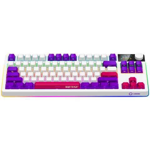 LORGAR KBP70TKLW, Wireless TKL Mechanical Gaming Keyboard Pro, White, EN layout [2]
