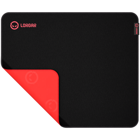 Lorgar Main 325, Gaming mouse pad, Precise control surface, Red anti-slip rubber base, size: 500mm x 420mm x 3mm, weight 0.4kg [1]