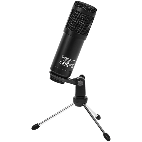 LORGAR Soner 313, Gaming Microphones, Black, USB condenser microphone with Volume Knob & Echo Kob, including 1x Microphone, 1 x 2.5M USB Cable, 1 x Tripod Stand, 1 x User Manual, body size: Φ47.4*158. [3]