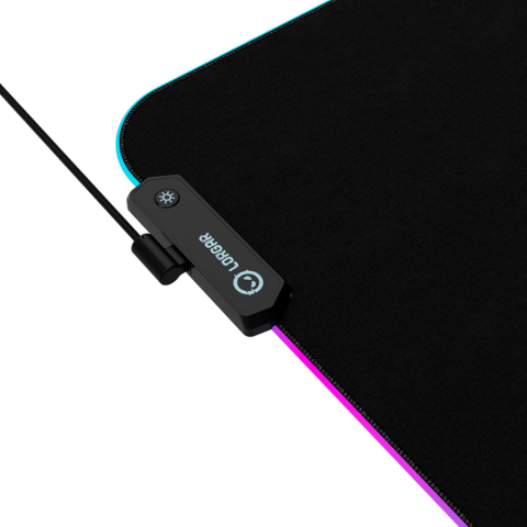 Lorgar Steller 913, Gaming mouse pad, High-speed surface, anti-slip rubber base, RGB backlight, USB connection, Lorgar WP Gameware support, size: 360mm x 300mm x 3mm, weight 0.250kg [1]