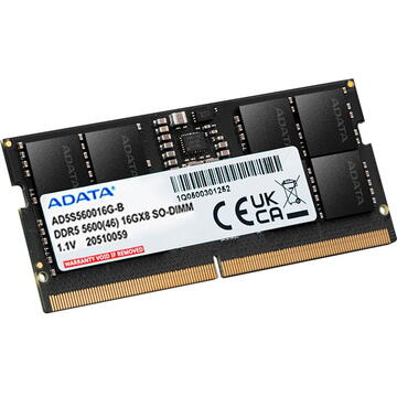 Memorie Adata pentru notebook,16Gb DDR5,5600 MHz,SODIMM [1]