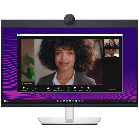 Monitoare/Televizoare - Monitor LED Dell P2724DEB Video Conferencing 27", 2560x1440, QHD, IPS Antiglare, 16:9, 1000:1, 350 cd/m2, 8ms/5ms, 178/178, 2xDP, HDMI, 2xUSB-C (DP/PD), USB-B, 3xUSB-A, RJ-45, Audio line out, 2x5W Spe