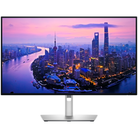 Monitoare/Televizoare - Monitor LED Dell U2725QE, 27", 4K UHD 3840x2160, 16:9, 120Hz, IPS, Flicker, 450 cd/m2, 3000:1, 178/178, 8ms/5ms, HDMI, DP, USB-C, Thunderbolt Hub, RJ45, KVM, Audio-out, Height, Pivot, Tilt, Swivel