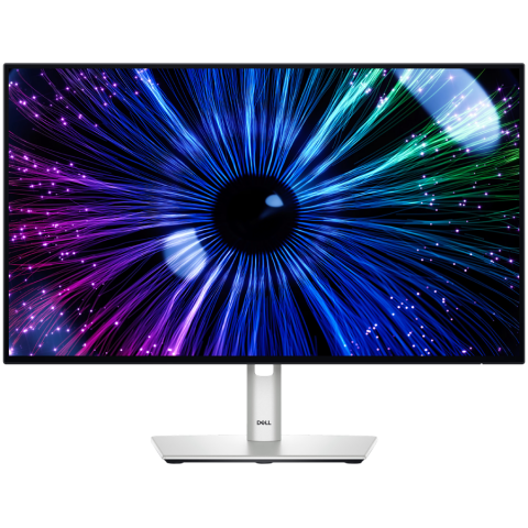 Monitoare - Monitor LED Dell UltraSharp U2424H, 23.8" 1920x1080 16:9 120Hz IPS AG sRGB 100%, 178/178, 1000:1, 250cd/m, 5ms (rapid)/8ms (normal), Senzor de lumină, 1xDP/1xHDMI/1xIeșire DP/1xUSB-C Up/2xUSB3.2/1xMuf