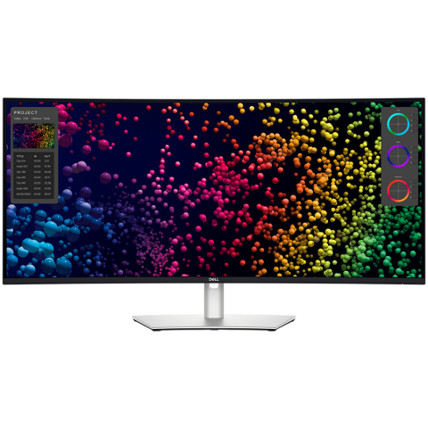 Monitoare/Televizoare - Monitor LED DELL UltraSharp U4025QW 40" Curved, 5120x2160, WUHD, 120Hz, IPS Antiglare, 21:9, 1000:1, 450 cd/m2, 8ms/5ms, 178/178, DP, HDMI, 2xTHB4, 3xUSB-C, 5xUSB-A, RJ-45, Audio line out, 2x 9W Speak