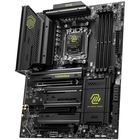 MSI Main Board MAG X870 TOMAHAWK WIFI, AM5,4xDDR5,3xPCI-Ex16,4xM.2,4xSATA3,2xUSB4,1xUSB 3.2 Gen2x2,3xUSB3.2 [1]