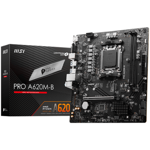 Placi de baza - MSI MB Sc AM5 PRO A620M-B, AMD A620, 2xDDR5, 1xHDMI, 1xVGA, mATX
