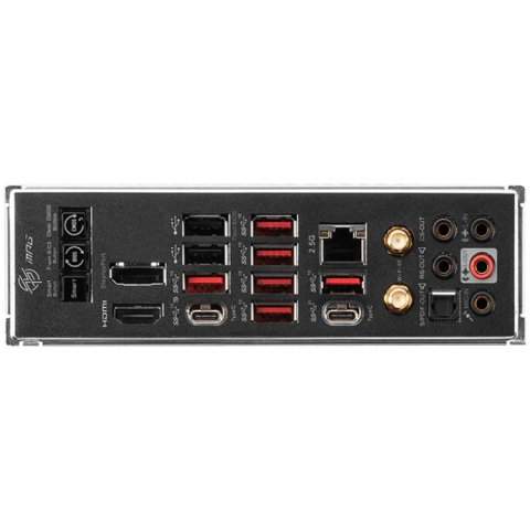 MSI MPG X670E CARBON WIFI, ATX, Socket AM5, 4x DDR5, Type-C DP, 3x PCI-E x16 slots, 4x M.2 slots, 1x HDMI, 2x DP (1x Type-C), 6x USB 3.2 Gen2, 1x USB 3.2 Gen2, 1x USB 3.2 Gen2x2, 2x USB 2.0, Type-C, 7 [2]
