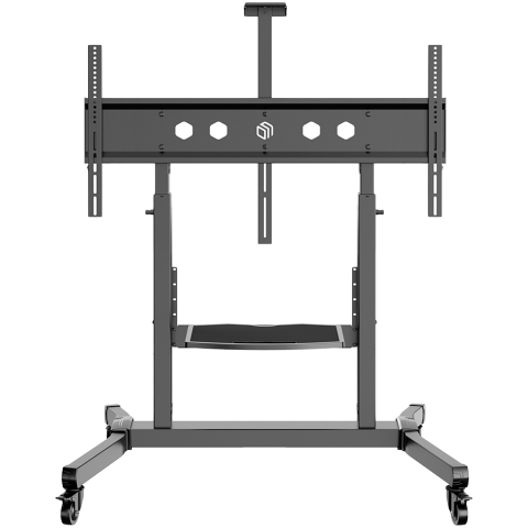 Suporturi TV - ONKRON Mobile TV Stand Rolling TV Cart for 50 to 100-Inch Screens up to 120 kg, black