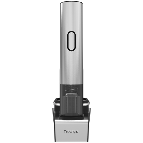 Prestigio Garda, smart wine opener, simple operation with 2 buttons, aerator, vacuum stopper preserver, foil cutter, opens up to 50 bottles wihout recharging, premium design, 500mAh battery, Dimension [6]