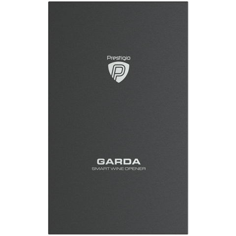 Prestigio Garda, smart wine opener, simple operation with 2 buttons, aerator, vacuum stopper preserver, foil cutter, opens up to 50 bottles wihout recharging, premium design, 500mAh battery, Dimension [10]