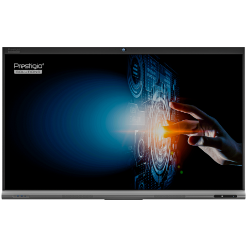 Multiboard - PRESTIGIO SOLUTIONS Multiboard 86" Light+ Series UHD 4K, Android 11, Wi-Fi, 40TP, NFC, Camera, touch pen