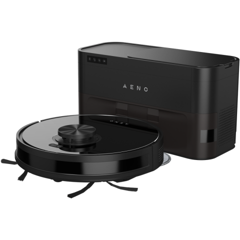 Aspiratoare/Aspiratoare inteligente - Robot Cleaner w/Dust Collector, black, 2in1 and dust tank, 4000pa, 3200mAh battery