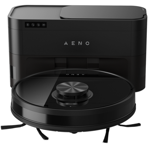 Robot Cleaner w/Dust Collector, black, 2in1 and dust tank, 4000pa, 3200mAh battery [4]
