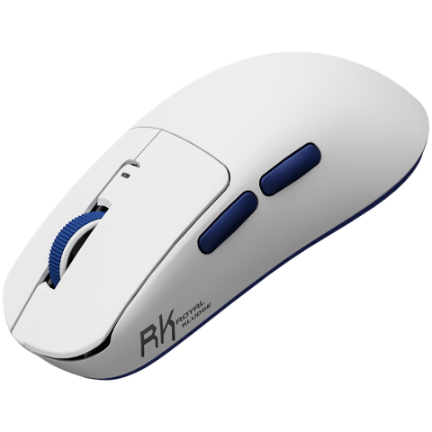 ROYAL KLUDGE M30 White Blue Gaming Mouse PAW 33111K [1]