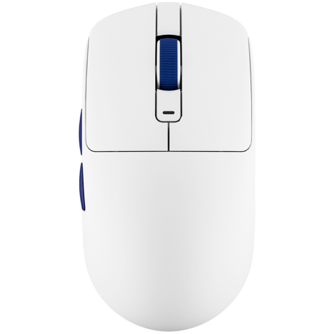 Jocuri si multimedia - ROYAL KLUDGE M30 White Blue Gaming Mouse PAW 33111K