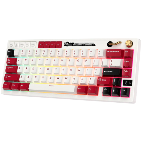 ROYAL KLUDGE RK M65 Famicom Gaming Keyboard Cream switch [1]