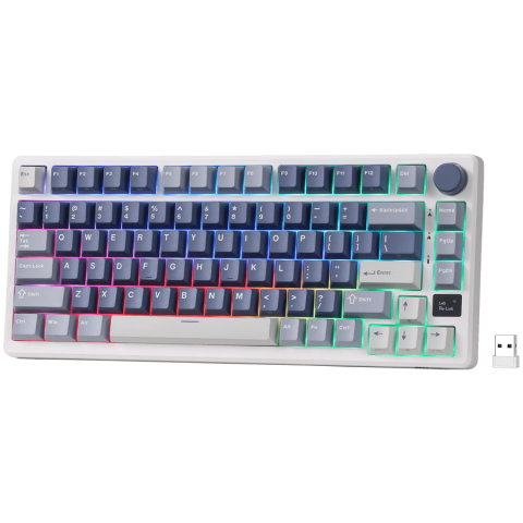ROYAL KLUDGE RK-M75 Ocean Blue Gaming Keyboard Brown switch [1]