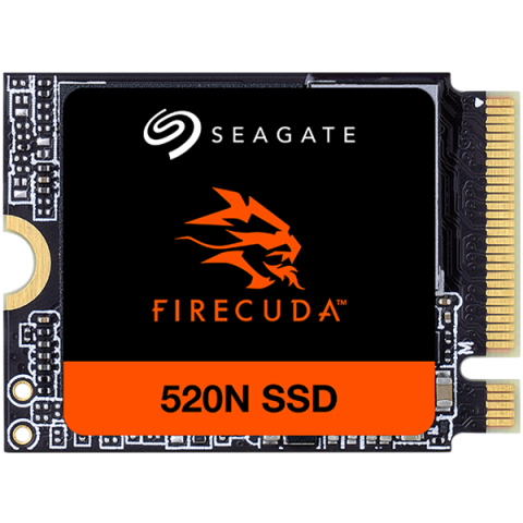 SSD - SSD SEAGATE FireCuda 520N 2.048TB M.2 2230-S2 PCIe Gen4 x4 NVMe 1.4, 3D TLC, Read/Write: 5000/3200 MBps, IOPS 480K/750K, Rescue Data Recovery Services 3 ani, TBW: 450