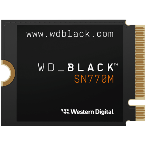 SSD - SSD WD Black SN770M 1TB M.2 2230 PCIe Gen4 x4 NVMe, Read/Write: 5150/4900 MBps, IOPS 740K/800K, TBW: 600