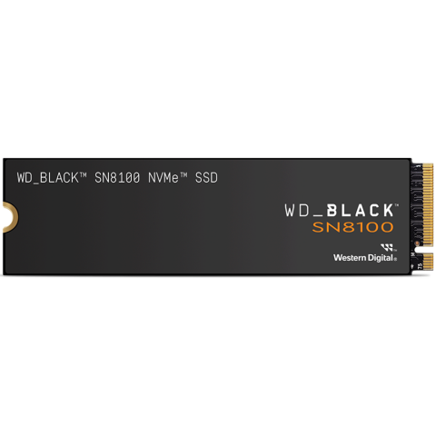 SSD - SSD WD Black SN8100 2TB M.2 2280 PCIe Gen5 x4 NVMe, Citire/Scriere: 14900/14000 MBps, IOPS 2300K/2400K, TBW: 1200