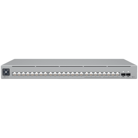 Rețelistică - Ubiquiti 24-port, Layer 3 Etherlighting switch with 2.5 GbE, 8x 2.5 GbE RJ45 ports, 16x GbE RJ45 ports, 2x 10G SFP+ ports