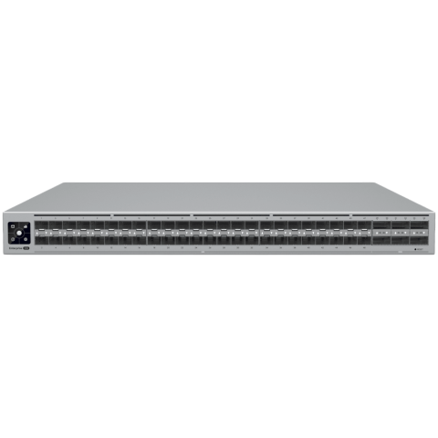 Retelistica - Ubiquiti ECS-Aggregation High-density 100G/25G Layer 3 Etherlighting aggregation switch with MC-LAG support for high availability system design, 48