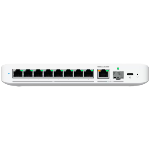 Ubiquiti switch USW-Flex-2.5G-8-EU 8-port 2.5 GbE ports, 10 GbE PoE+ input port for power / SFP+ port combo [1]