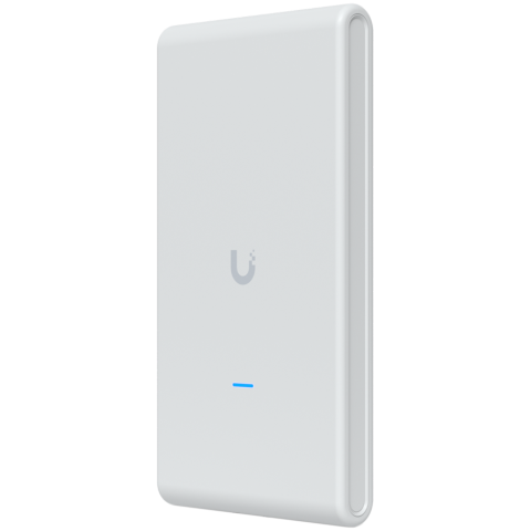 Ubiquiti U6-Mesh-Pro-EU Indoor/outdoor WiFi 6 AP with 4 spatial streams, an integrated super antenna, and a gigabit passthrough port [1]