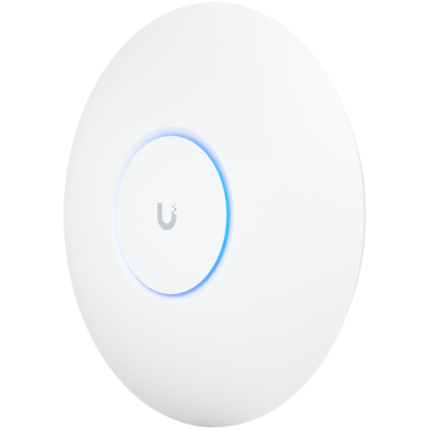 Retelistica - UBIQUITI U6 Pro; WiFi 6; 6 spatial streams; 140 m² (1,500 ft²) coverage; 350+ connected devices; Powered using PoE; GbE uplink.