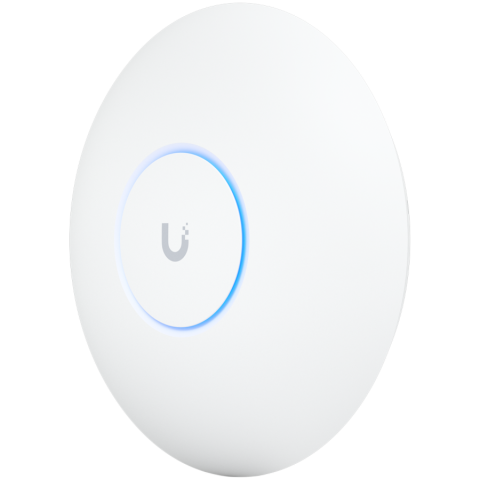 Ubiquiti U7-Pro-Max Ceiling-mounted WiFi 7 AP with 8 spatial streams, 6 GHz support, and a dedicated spectral scanning engine for interference-free WiFi in demanding, large-scale environments [1]