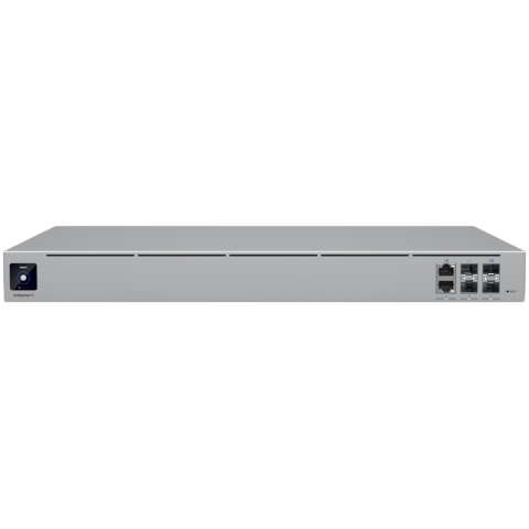 Retelistica - Ubiquiti UniFi EFG-EU 25G Enterprise-grade 25 Gbps UniFi Cloud Gateway with two WAN ports, 12.5 Gbps routing with IDS/IPS, (2) 25G SFP28, (2) 10G SFP+, and (2) 2.5 GbE RJ45 ports, 2x included hot-swap