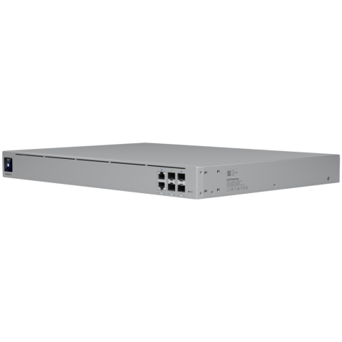 Ubiquiti UniFi EFG-EU 25G Enterprise-grade 25 Gbps UniFi Cloud Gateway with two WAN ports, 12.5 Gbps routing with IDS/IPS, (2) 25G SFP28, (2) 10G SFP+, and (2) 2.5 GbE RJ45 ports, 2x included hot-swap [1]