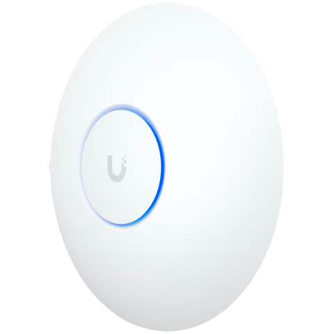 Ubiquiti UniFi U7-LR Long-Range Compact, ceiling-mount WiFi 7 AP with 5 spatial streams and extended signal range [1]