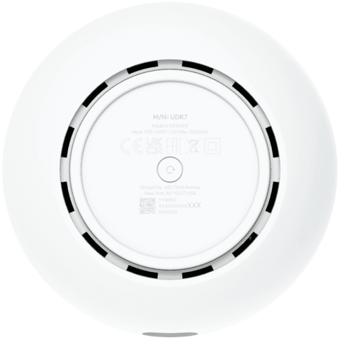 Ubiquiti UniFi UDR7 Dream Router 7 Desktop 10G Cloud Gateway with integrated WiFi 7, PoE switch, microSD storage, and full UniFi application support, 10G SFP+ and (1) 2.5 GbE RJ45 WAN port, 64 GB micr [4]