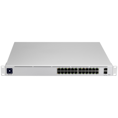 Retelistica - Ubiquiti USW-Pro-24-POE-EU configurable Gigabit Layer2 and Layer3 switch with auto-sensing 802.3at PoE+ and 802.3bt PoE++