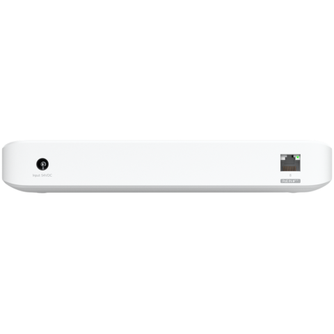 Ubiquiti USW-Ultra-210W-EU compact, Layer 2, 8-port GbE PoE switch with versatile mounting options, 7x GbE PoE+ output ports, GbE port with optional PoE++ input, 202W PoE availability with the include [3]