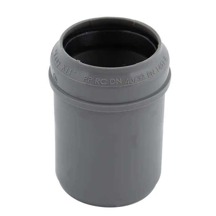 Teava PP/PVC si fitinguri - conector-redus-polipropilena-gri-40-32mm-canalizare