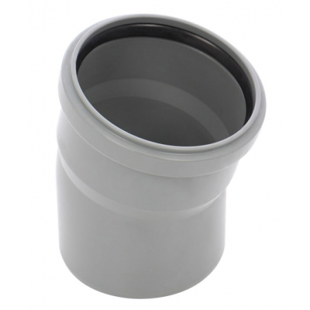 Teava PP/PVC si fitinguri - cot-40mm-15-grade-pp-canalizare-interioara-gri