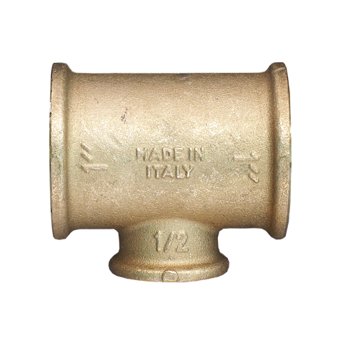 Instalatii sanitare si termice - Teu redus alama 1" - 1/2"